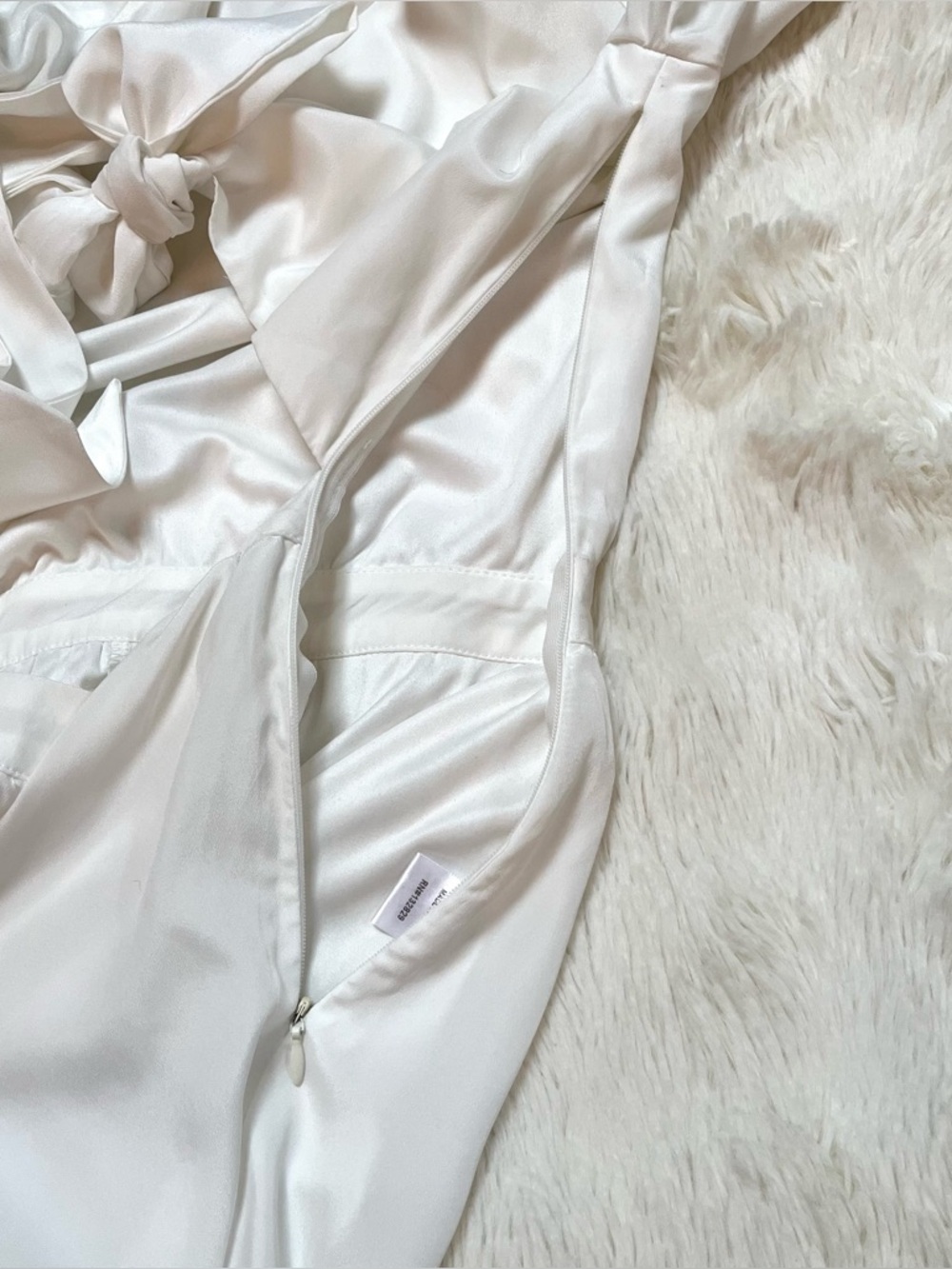 Superdown White Chiffon Tie Front Romper - Picture 9 of 15